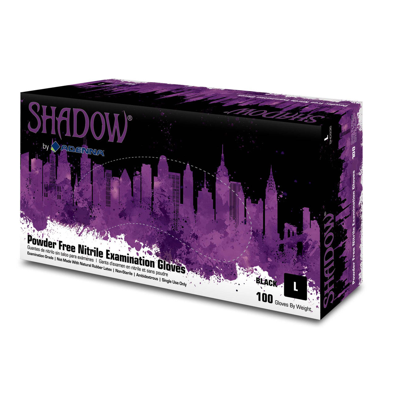 Adenna Shadow 6 Mil Nitrile Powder Free Exam Gloves